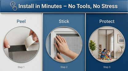 Premium Magnetic Mosquito Net for Doors