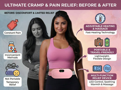 Portable Cordless Heating Pad for Menstrual Cramps Relief
